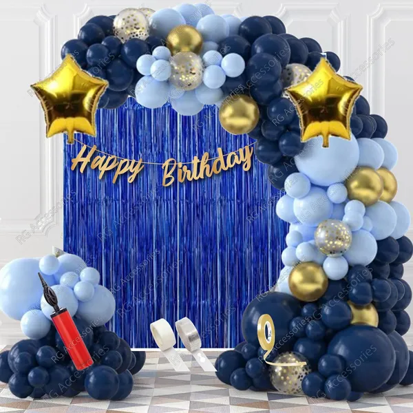 Golden_And_Blue_Happy_Birthday_Decoration_Kit_(Set_Of_61)