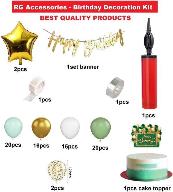 Golden_And_Olive_Green_Happy_Birthday_Decoration_Kit_(Set_Of_80)