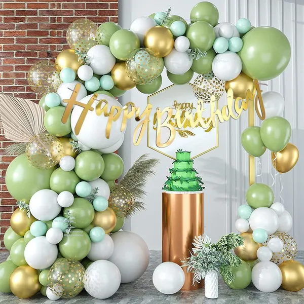 Golden_And_Olive_Green_Happy_Birthday_Decoration_Kit_(Set_Of_80)