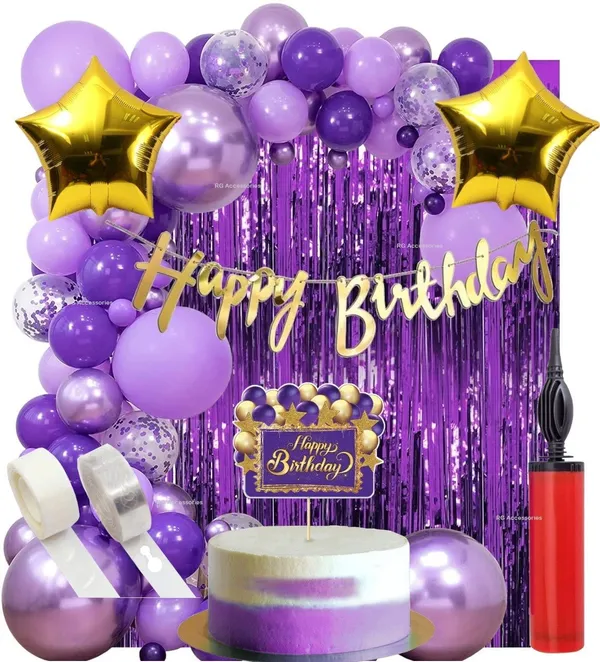 Purple_Happy_Birthday_Decoration_Kit_(Set_Of_81)