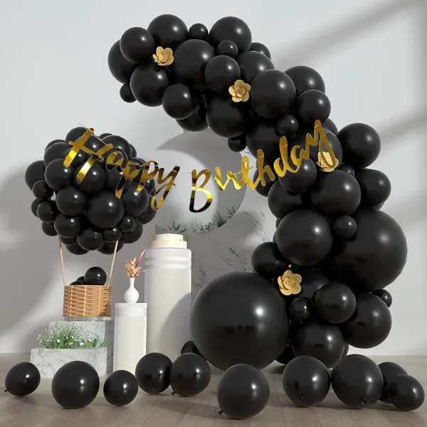 Black_Happy_Birthday_Decoration_Kit_(Set_Of_100)