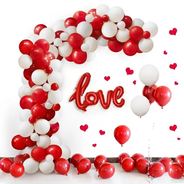 White_And_Red_Party_And_Celebration_,_Wedding_And_Engagement_,_Valentine'S_Day_,_Anniversary_Decoration_Kit_(Set_Of_104)
