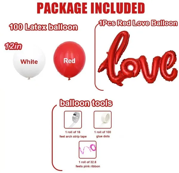 White_And_Red_Party_And_Celebration_,_Wedding_And_Engagement_,_Valentine'S_Day_,_Anniversary_Decoration_Kit_(Set_Of_104)