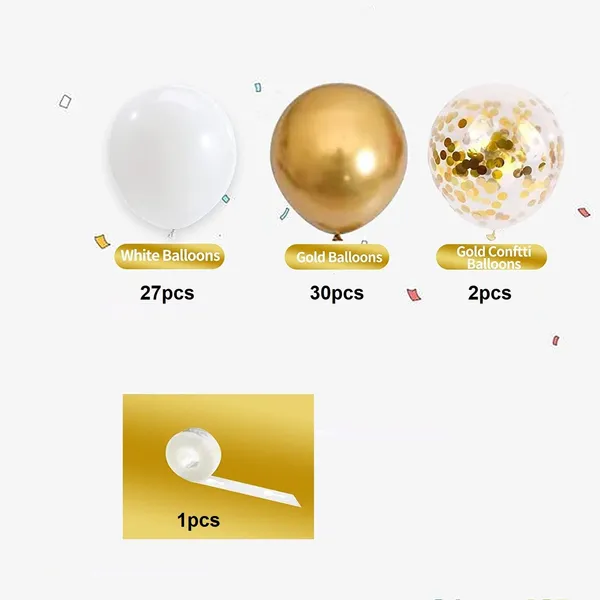 White_Anniversary_,_Birthday_Decoration_Kit_(Set_Of_60)