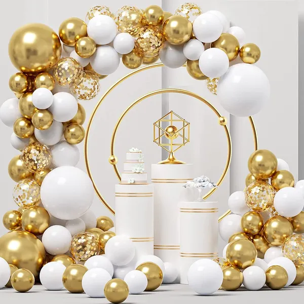 White_Anniversary_,_Birthday_Decoration_Kit_(Set_Of_60)