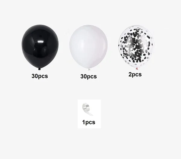 White_And_Black_Birthday_,_Newborn_And_Baby_Shower_,_Party_And_Celebration_,_Anniversary_,_Festival_,_Sympathy_And_Condolences_,_Graduation_Decoration_Kit_(Set_Of_63)