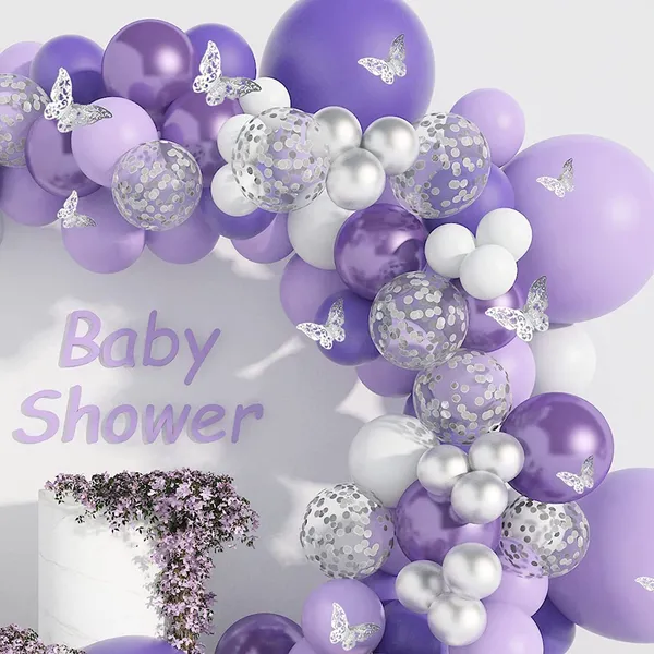 White_And_Purple_Birthday_,_Newborn_And_Baby_Shower_,_Party_And_Celebration_,_Anniversary_,_Festival_,_Sympathy_And_Condolences_,_Graduation_Decoration_Kit_(Set_Of_63)