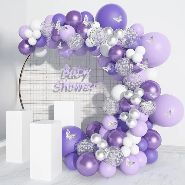 White_And_Purple_Birthday_,_Newborn_And_Baby_Shower_,_Party_And_Celebration_,_Anniversary_,_Festival_,_Sympathy_And_Condolences_,_Graduation_Decoration_Kit_(Set_Of_63)