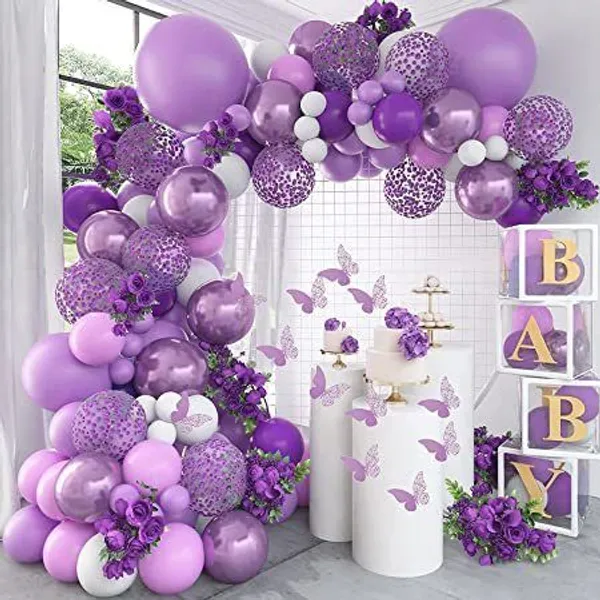 White_And_Purple_Happy_Birthday_Decoration_Kit_(Set_Of_50)