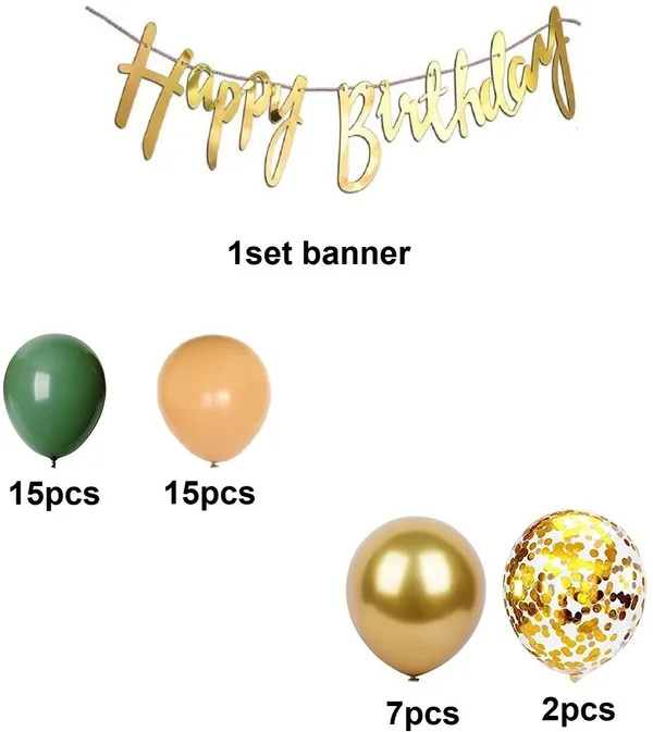 Golden_And_Green_Happy_Birthday_Decoration_Kit_(Set_Of_40)