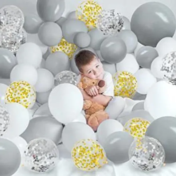 White_And_Grey_Happy_Birthday_Decoration_Kit_(Set_Of_40)