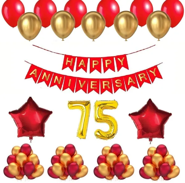 Golden_And_Red_Anniversary_Decoration_Kit_(Set_Of_50)