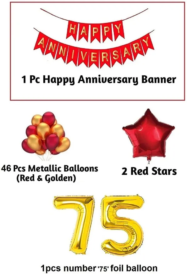Golden_And_Red_Anniversary_Decoration_Kit_(Set_Of_50)