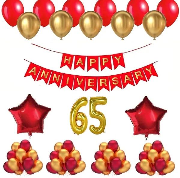 Golden_And_Red_Anniversary_Decoration_Kit_(Set_Of_50)