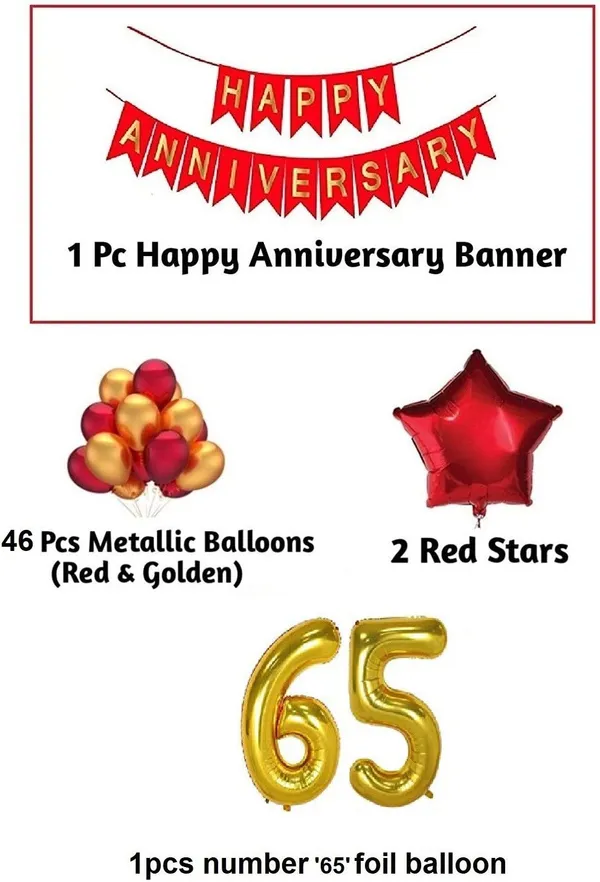 Golden_And_Red_Anniversary_Decoration_Kit_(Set_Of_50)
