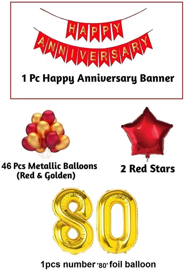Golden_And_Red_Anniversary_Decoration_Kit_(Set_Of_50)
