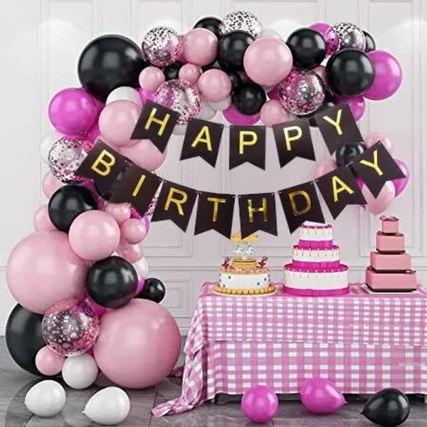 Blue_And_Black_Happy_Birthday_Decoration_Kit_(Set_Of_49)