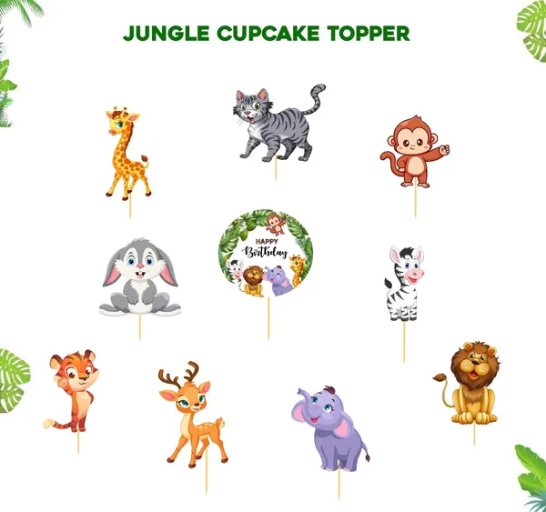 Golden_And_Green_Happy_Birthday_Decoration_Kit_(Set_Of_11)