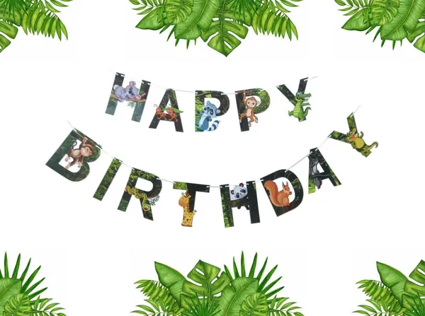 Golden_And_Green_Happy_Birthday_Decoration_Kit_(Set_Of_11)