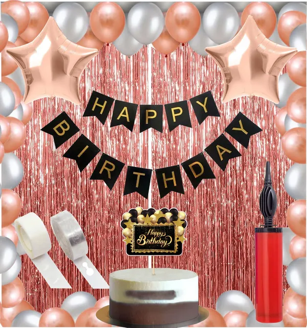 Rose_Gold_And_Silver_Happy_Birthday_Decoration_Kit_(Set_Of_61)