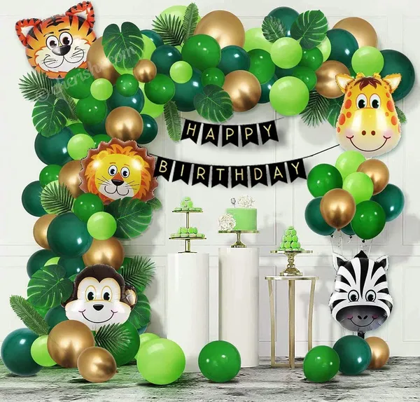Golden_And_Green_Happy_Birthday_Decoration_Kit_(Set_Of_77)
