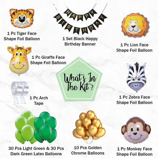 Golden_And_Green_Happy_Birthday_Decoration_Kit_(Set_Of_77)