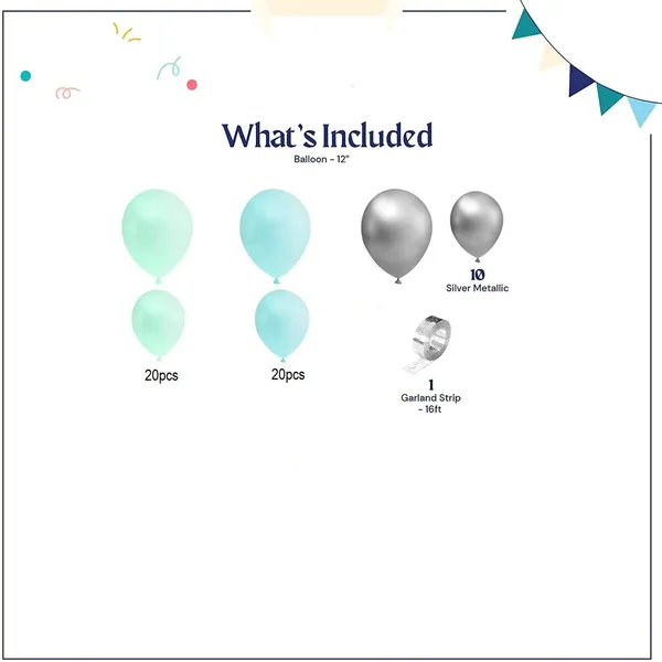 Green_And_Silver_Anniversary_,_Valentine'S_Day_,_Birthday_,_Festival_,_Party_And_Celebration_Decoration_Kit_(Set_Of_51)