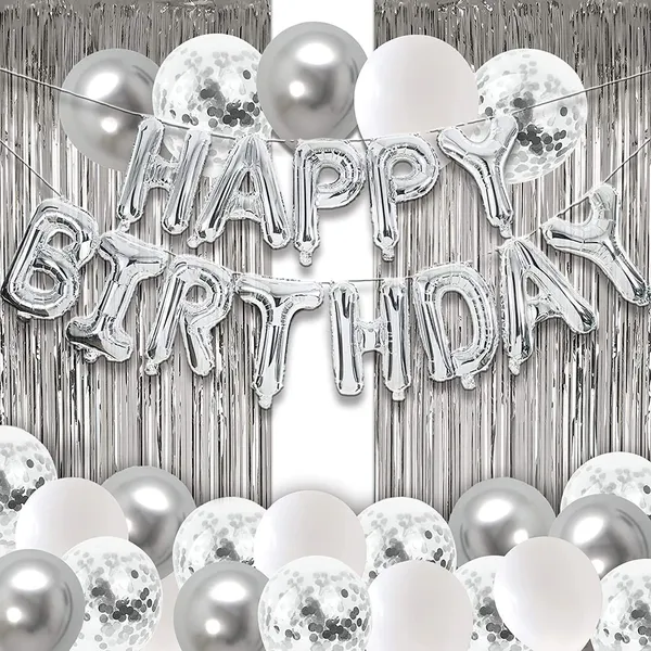 Silver_Happy_Birthday_Decoration_Kit_(Set_Of_38)