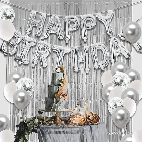Silver_Happy_Birthday_Decoration_Kit_(Set_Of_38)