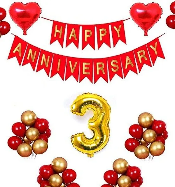 Golden_And_Red_Anniversary_Decoration_Kit_(Set_Of_27)