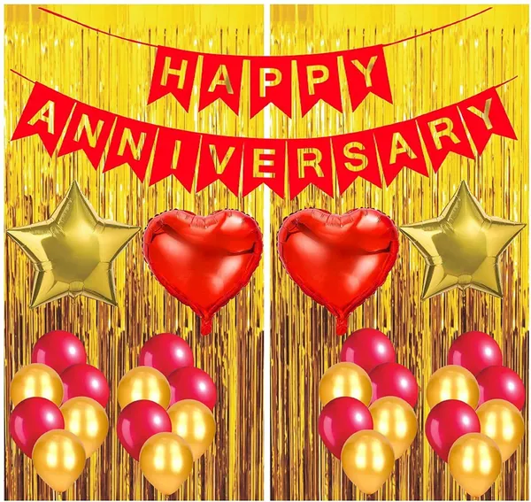 Golden_And_Red_Anniversary_,_Wedding_Decoration_Kit_(Set_Of_50)
