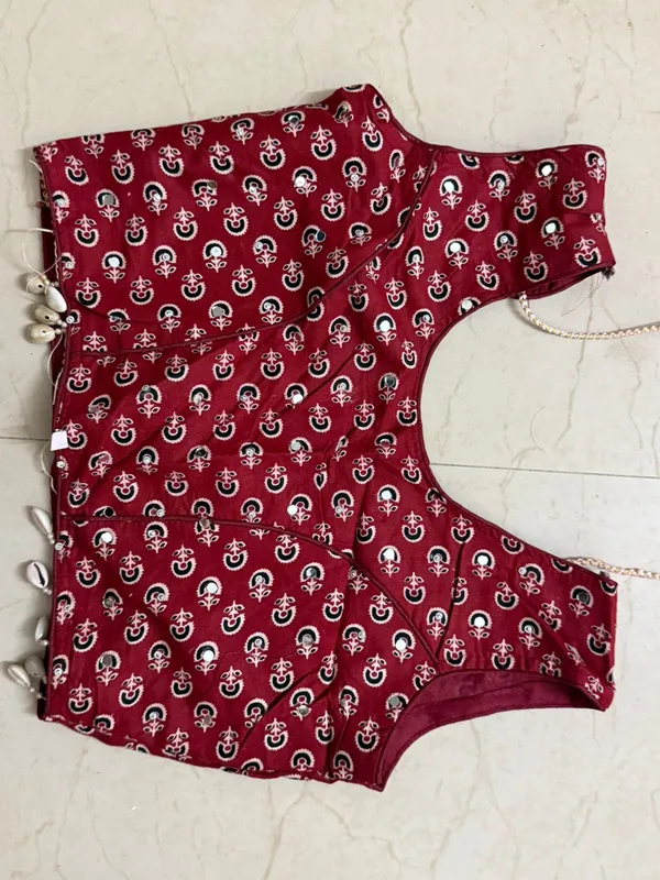 Red_Premium_Cotton_Lehenga_Choli_With_Dupatta_For_Girls