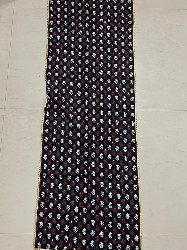 Black_And_White_Premium_Cotton_Lehenga_Choli_With_Dupatta_For_Girls