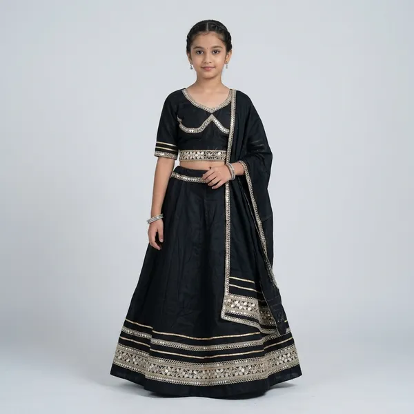 Black_Premium_Rayon_Cotton_Lehenga_Choli_With_Dupatta_For_Girls