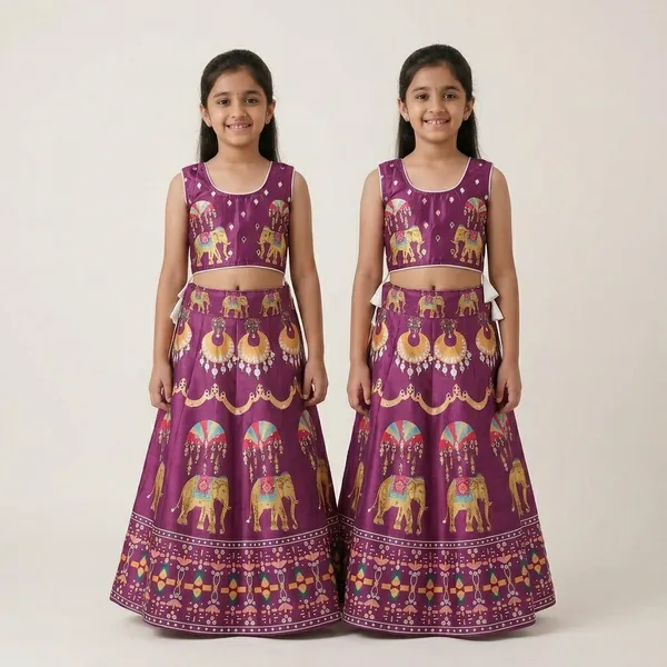 Purple_And_White_Premium_Gajji_Silk_Lehenga_Choli_With_Dupatta_For_Girls