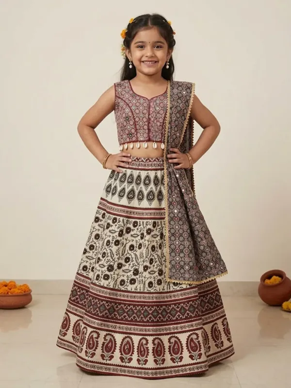 Multicolor_Premium_Cotton_Lehenga_Choli_With_Dupatta_For_Girls