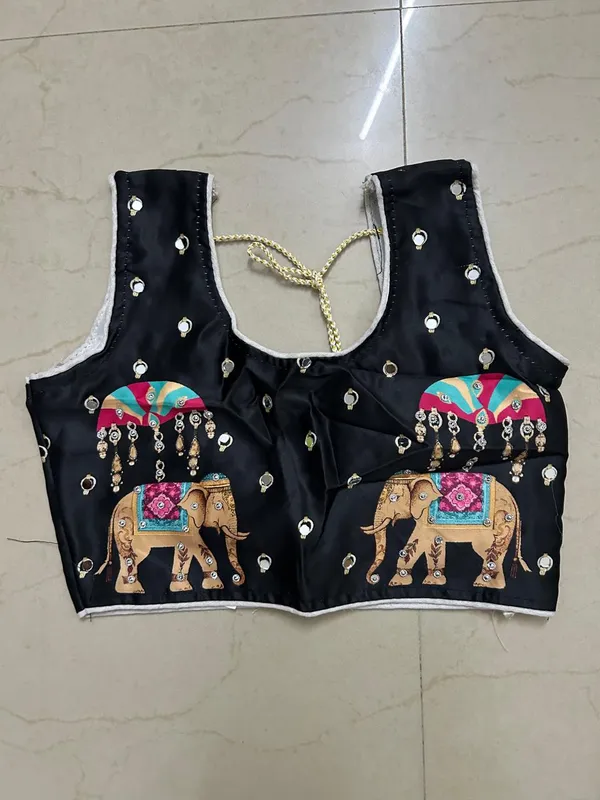 Black_And_White_Premium_Gajji_Silk_Lehenga_Choli_With_Dupatta_For_Girls