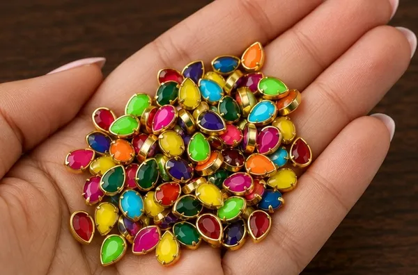 Multi_Colour_Kundan_Teardrop_Stones_|_4x6mm_|_400_Pcs_|_Sticking_Purpose