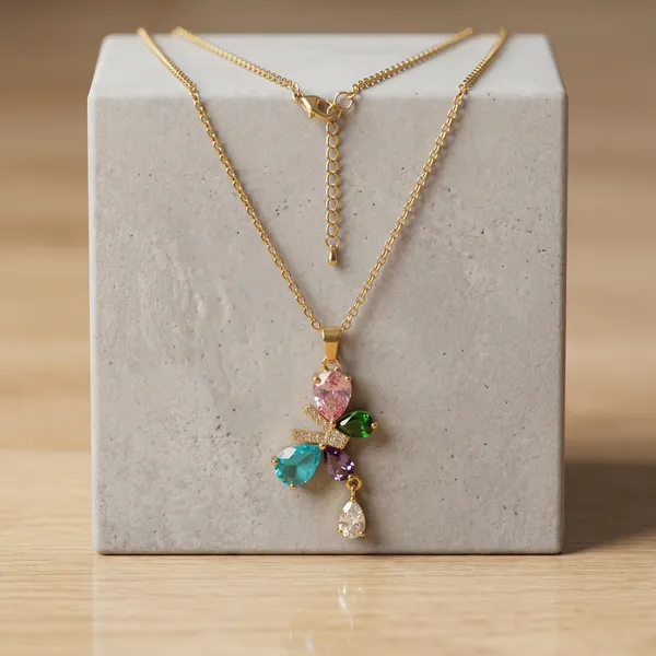 Out_of_the_Cocoon_|18K_Gold_Plated_Cubic_Zirconia_Butterfly_Anti_Tarnish_Necklace__|_1_Piece