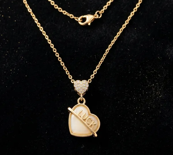 Luck,_Manufactured_|_18K_Gold_Plated_Opal_Heart_Anti_Tarnish_Necklace_|_1_Piece