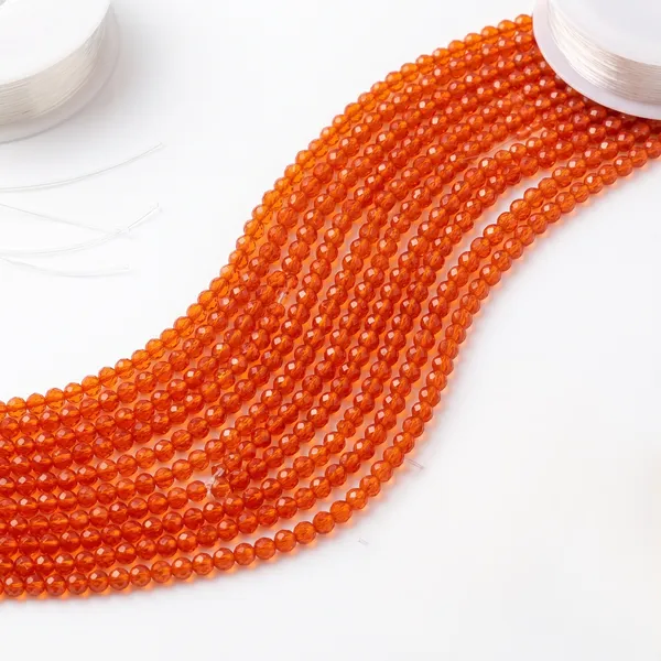 2mm_Red_Faceted_Glass_Beads__|_10_Lines_(180_200_Beads/Line)