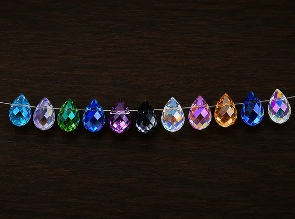 Preciosa_Multi_Colour_Briolette_Teardrop_Crystal_Beads_|_8x10mm_|_Pack_of_12_pieces