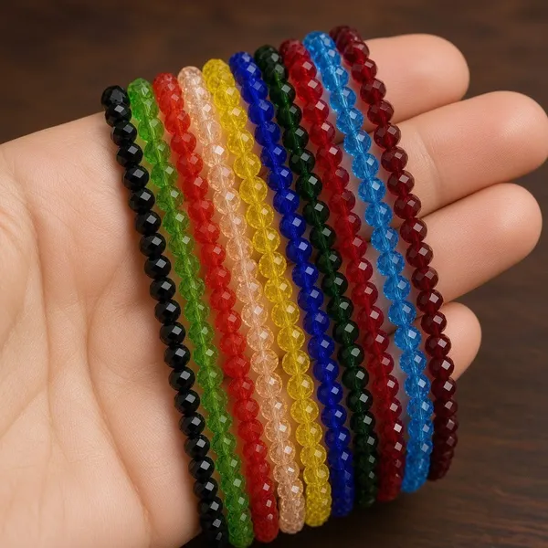 Multi_Colour_Round_Faceted_Transparent_Glass_Beads_|_4mm_|_10_strands_x_105_beads_each_(Total_1050_beads)