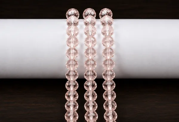 Blush_Pink_Glass_Faceted_Rondelle_Beads_|_12mm_|_3_Lines