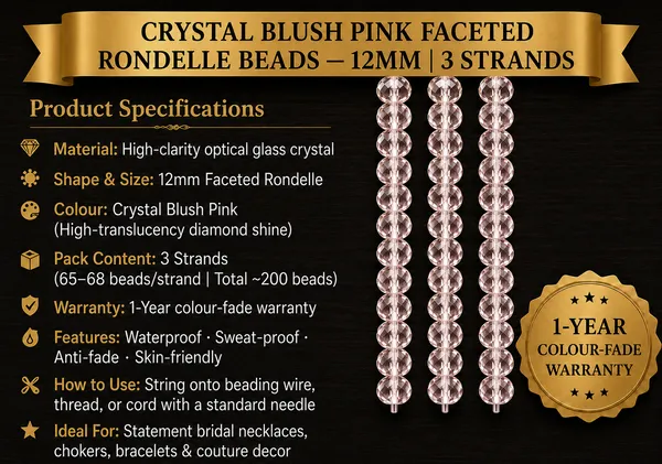 Blush_Pink_Glass_Faceted_Rondelle_Beads_|_12mm_|_3_Lines