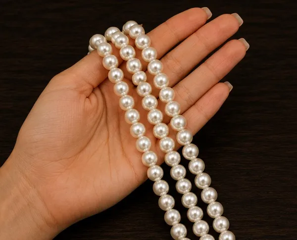 Dark_Cream_Lustre_Pearl_Beads_|4,6,8mm_|_3_Lines_(16_Inches)