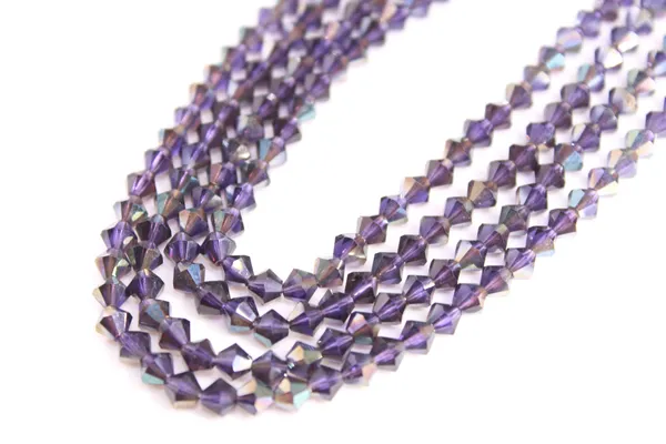 Genuine_Swarovski_Amethyst_AB_Bicone_Crystal_Beads_|_4mm_|_36_Pcs