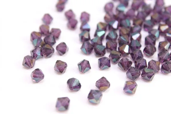 Genuine_Swarovski_Amethyst_AB_Bicone_Crystal_Beads_|_4mm_|_36_Pcs