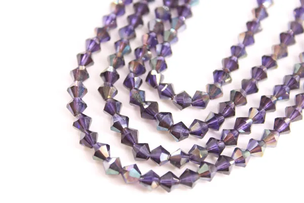 Genuine_Swarovski_Amethyst_AB_Bicone_Crystal_Beads_|_4mm_|_36_Pcs