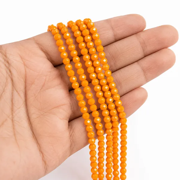 Opaque_Orange_Faceted_Glass_Rondelle_Beads_|_4mm_|_5_Lines_(100-105_beads/line)